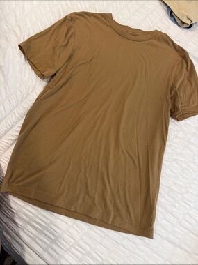 George Men's Short Sleeve Crewneck T-Shirt - Tan Brown